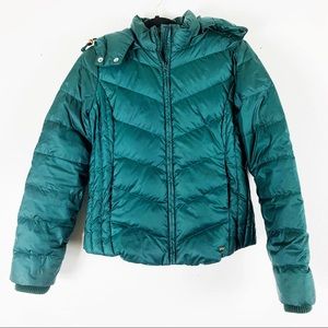 LEVI’S Green Puffer Coat Size Medium